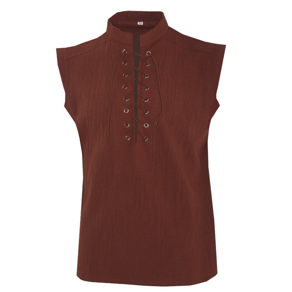 2022 Amazon wish New Mens Medieval Costume Retro Men's Short Vest Halloween Costume