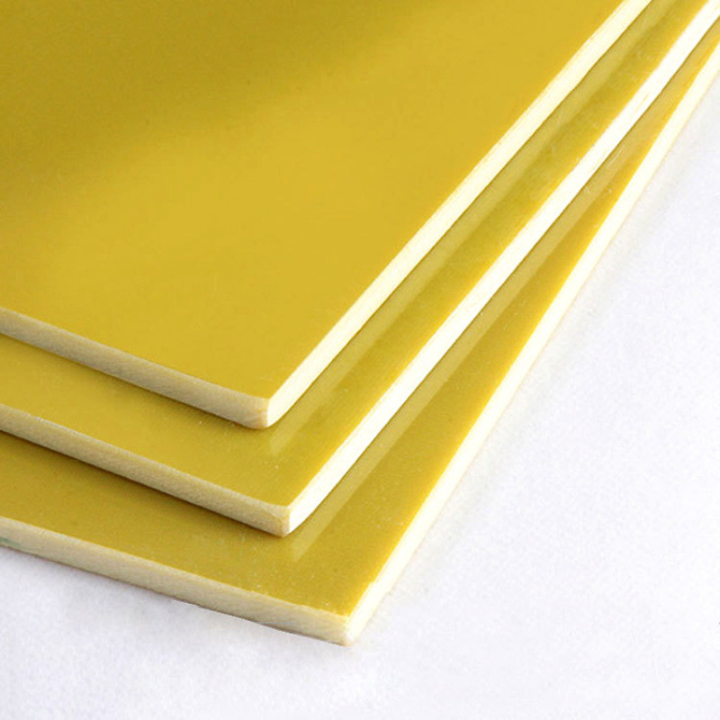 Customized Factory Direct Sales 3240 Yellow Aqua Epoxy Board Processing Can Be Cut to Zero and Finely Carved Insulating Epoxy Resin Board