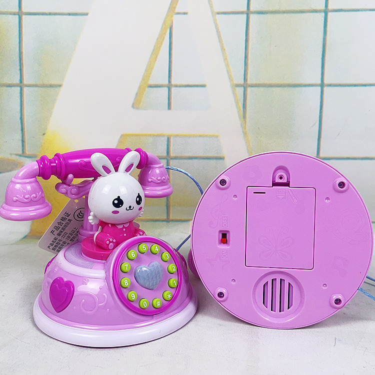 Children's Multifunctional Pretend Play Phone Learning Machine Story Machine with Lights and Music, 6 Pieces in a Box