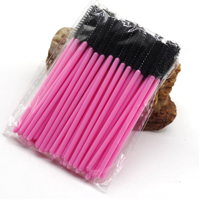 Wholesale Grafting Eyelash Brush Solid Rod Portable Makeup Brush Nylon Eyelash Brush Eyebrow Brush Makeup Brush Tool