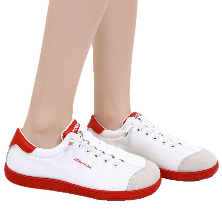 Cross-Border Popular Export Large-Size Breathable Slip-On Canvas Wide-Foot Couple's Cloth Shoes, White Shoes, Wide-Toe Barefoot Shoes for Women