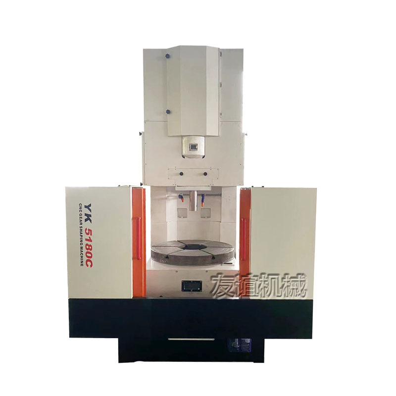 Fully Automatic Cnc Tooth Insertion Machine Yk5180C Type Oblique Tooth Cylindrical Gear Powerful Cutting and Processing