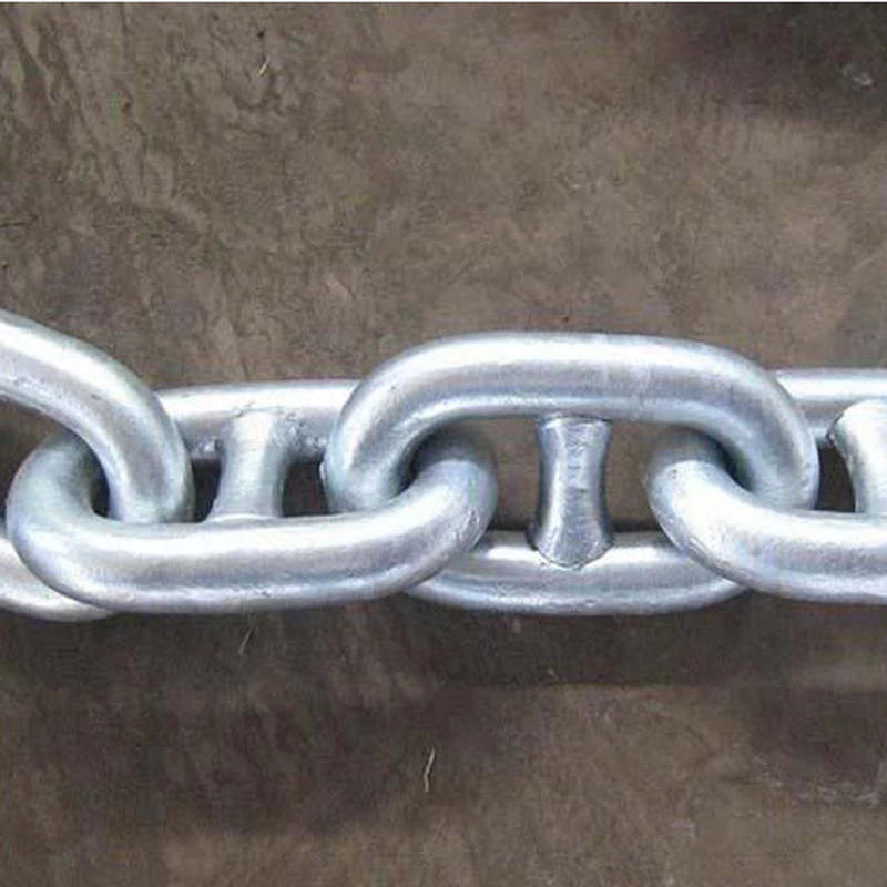 Customized 6mm-30mm hoisting ring mine conveyor hoist chain ship with and without gear anchor chain