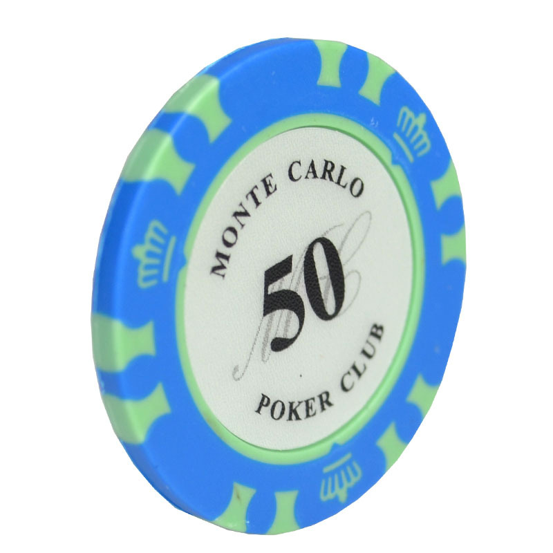 14G crown clay chip factory in stock wholesale Texas poker Baijia game mahjong plastic chips