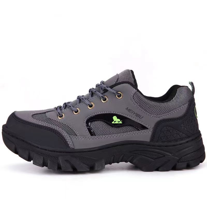 2025 New Hiking Shoes Men's Sports Shoes Casual, Plaid, Breathable and Easiest for Match Travel Outdoor Wear-Resistant Work Men's Shoes