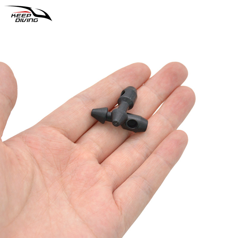 2-Pack Plastic Fish Gun Nail Shooting Fish Gun Latex Tube Fork Arm Rubber Band Connection Dini Horse Rope Accessories Fishing and Hunting Equipment