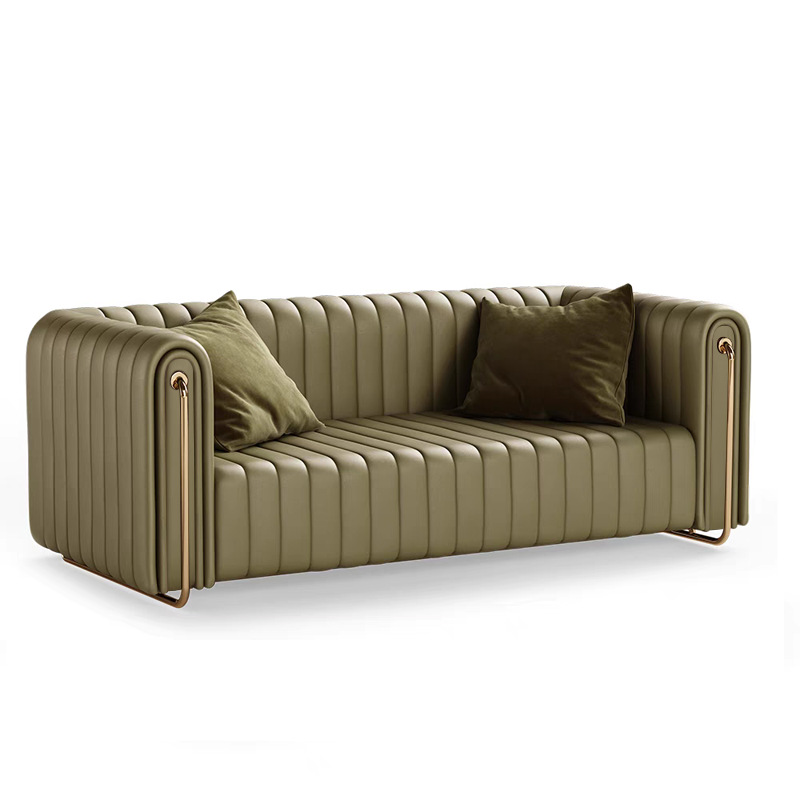 Скандинавский легкий роскошный KTV, кожаный арт-диван, дизайнерский высококачественный одиночный, двойной и трехместный диван