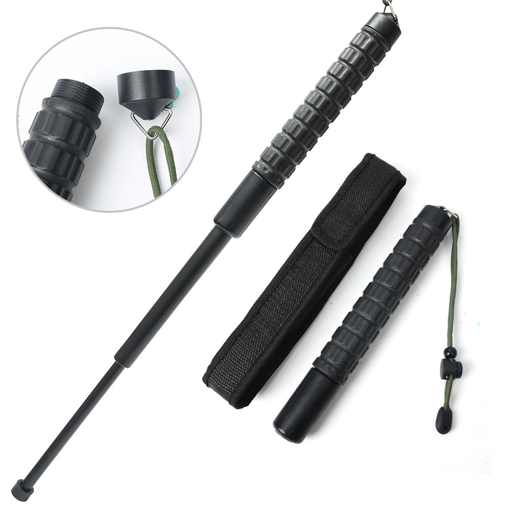 Extended Classic Telescopic Plastic Soft Swing Stick Self-Defense Martial Arts Supplies Three-Section Plastic Adult Professional Production Xingwu