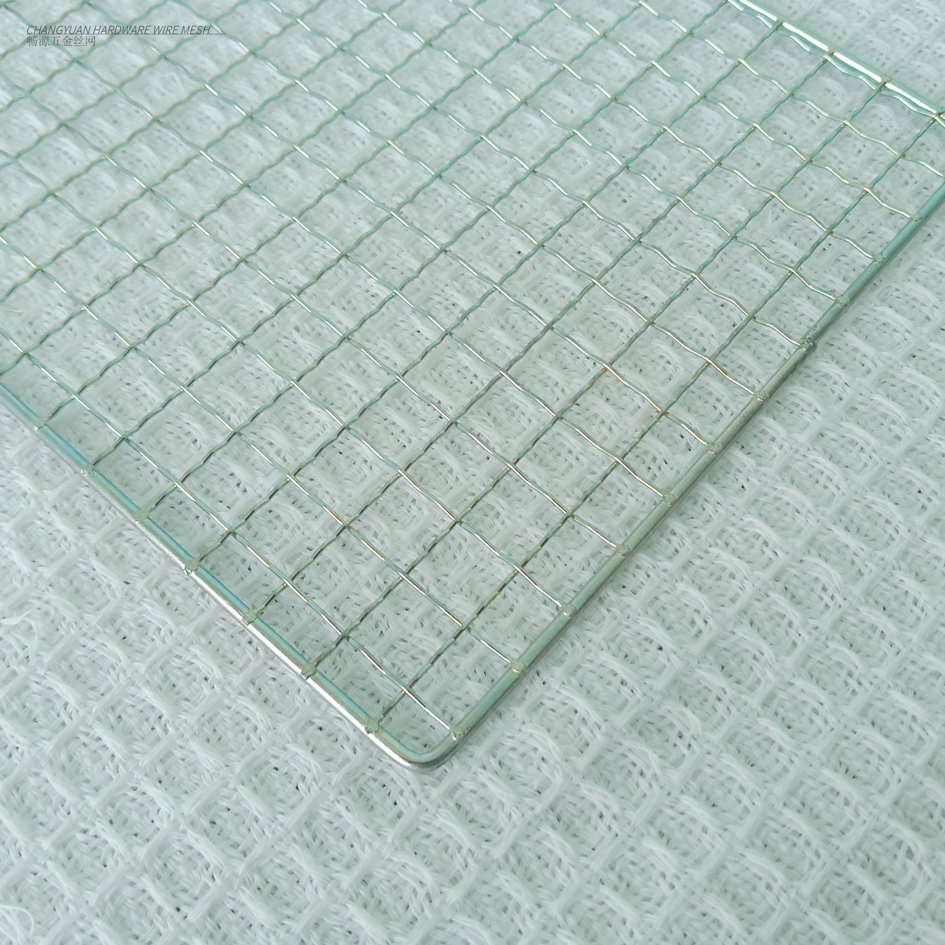 Customized Barbecue Net Thickeneded Rectangular Galvanized Camping Style Barbecue Mesh Anti-Rust Durable Barbecue Outdoor Commercial Customization