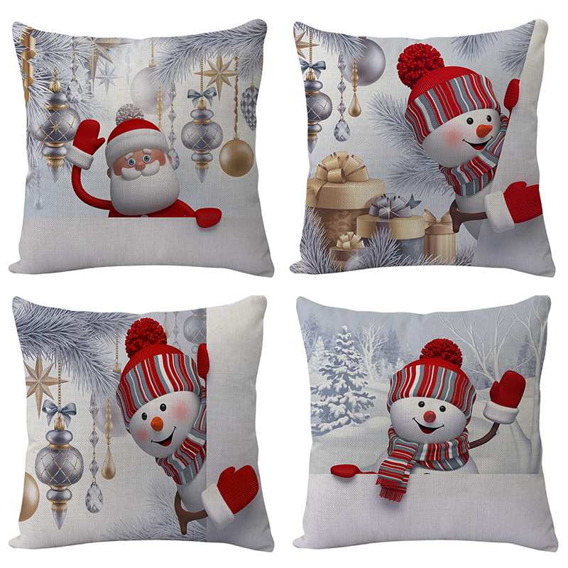 Наволочка с мультяшным снеговиком, оптовая продажа