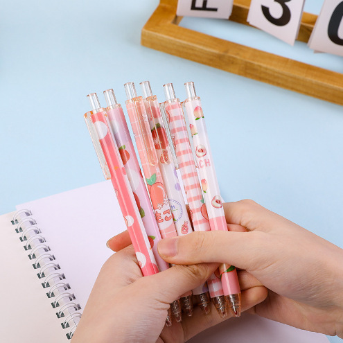 Press Gel Pen ins Girls Press Water Pen Stationery Store Press Gel Pen Black Water Pen Wholesale Gel Pen