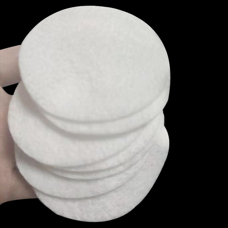 Factory direct needle punched cloth eye mask round soft felt cloth cutting polyester needle cotton needle punched non-woven fabric eye mask