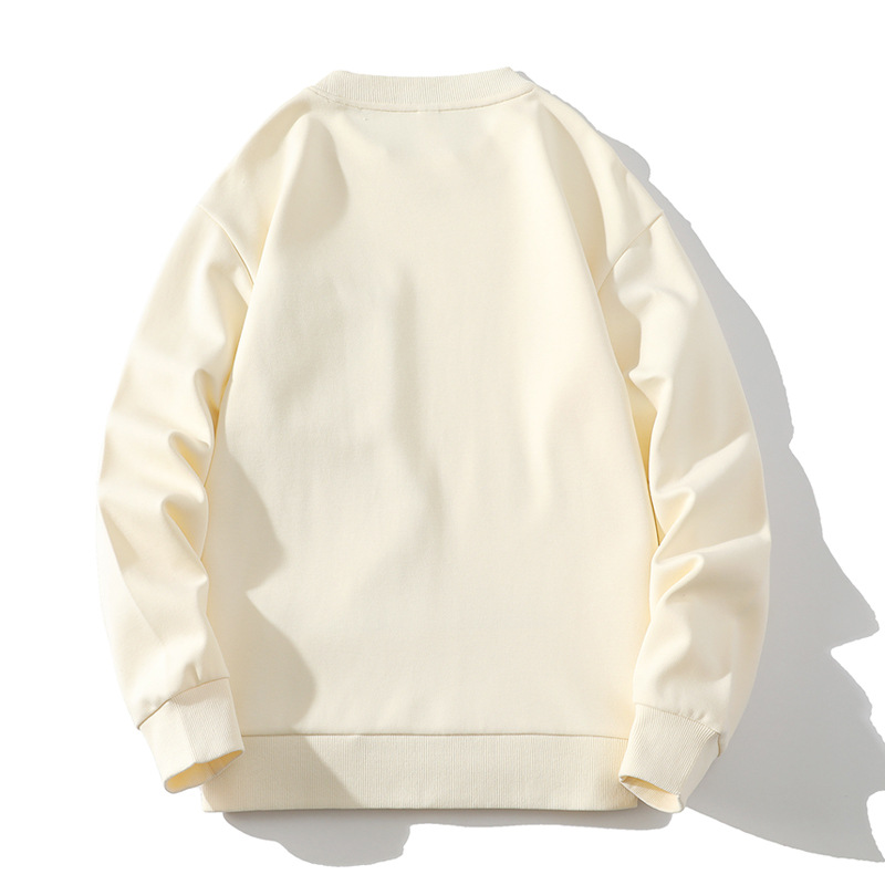 Cross-border wholesale cross-border wholesale men's sweater Spring and Autumn new fashion brand round neck printed long sleeve T one-piece delivery