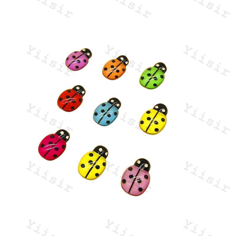 Beetle Coccinella septempunctata acrylic ladybug resin crafts accessories potted desktop decoration bathroom mirror decoration