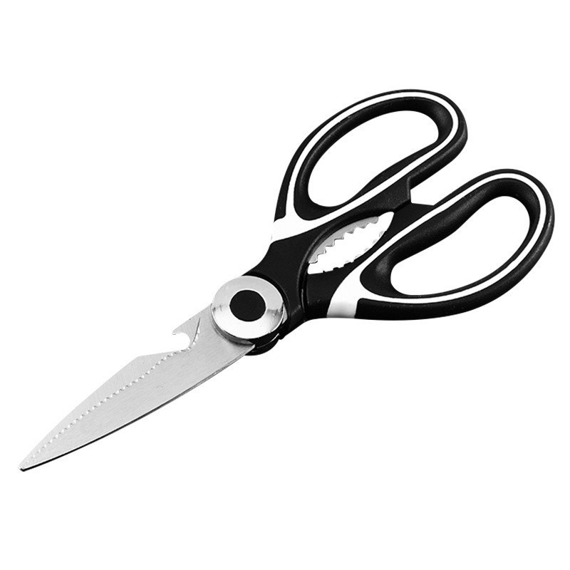 Dropshipping Food Scissors, Powerful Chicken Bone Scissors, Multi-Functional Sharp Meat Scissors, Household Scissors, Electroplated Scissors