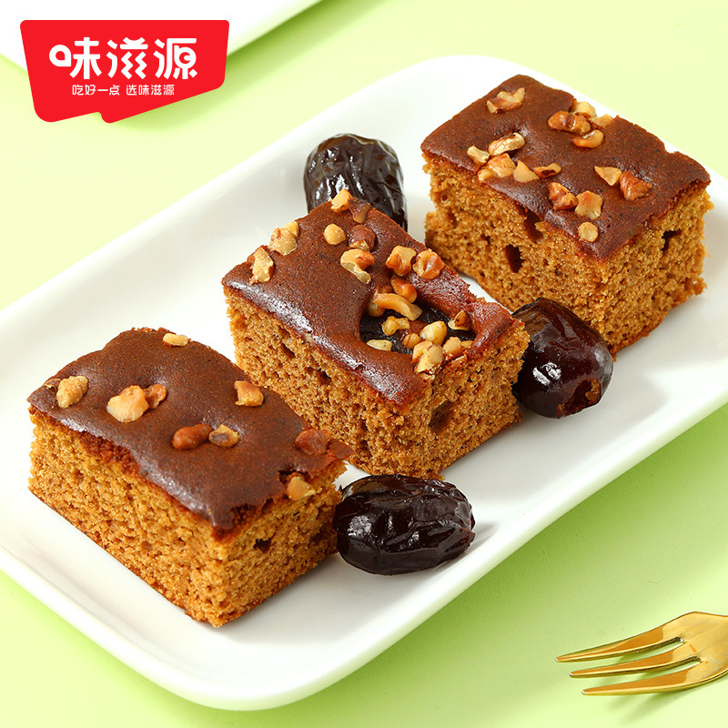 Weiziyuan walnut red date cake 400g snack breakfast full belly bread leisure office snack products