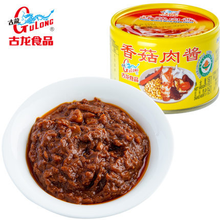 Cologne Canned Mushroom Meat Sauce Wholesale Bibimbap with Rice Noodles Sauce Pasta Meat Sauce Condiment 180g