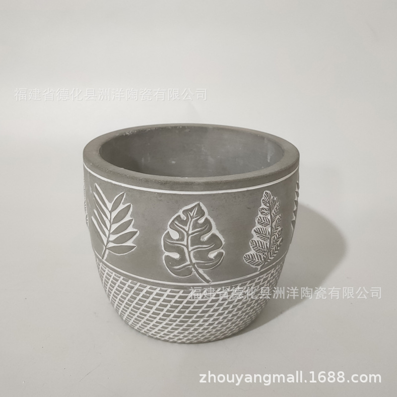 Ретро цветочный горшок из цемента, оптовая продажа