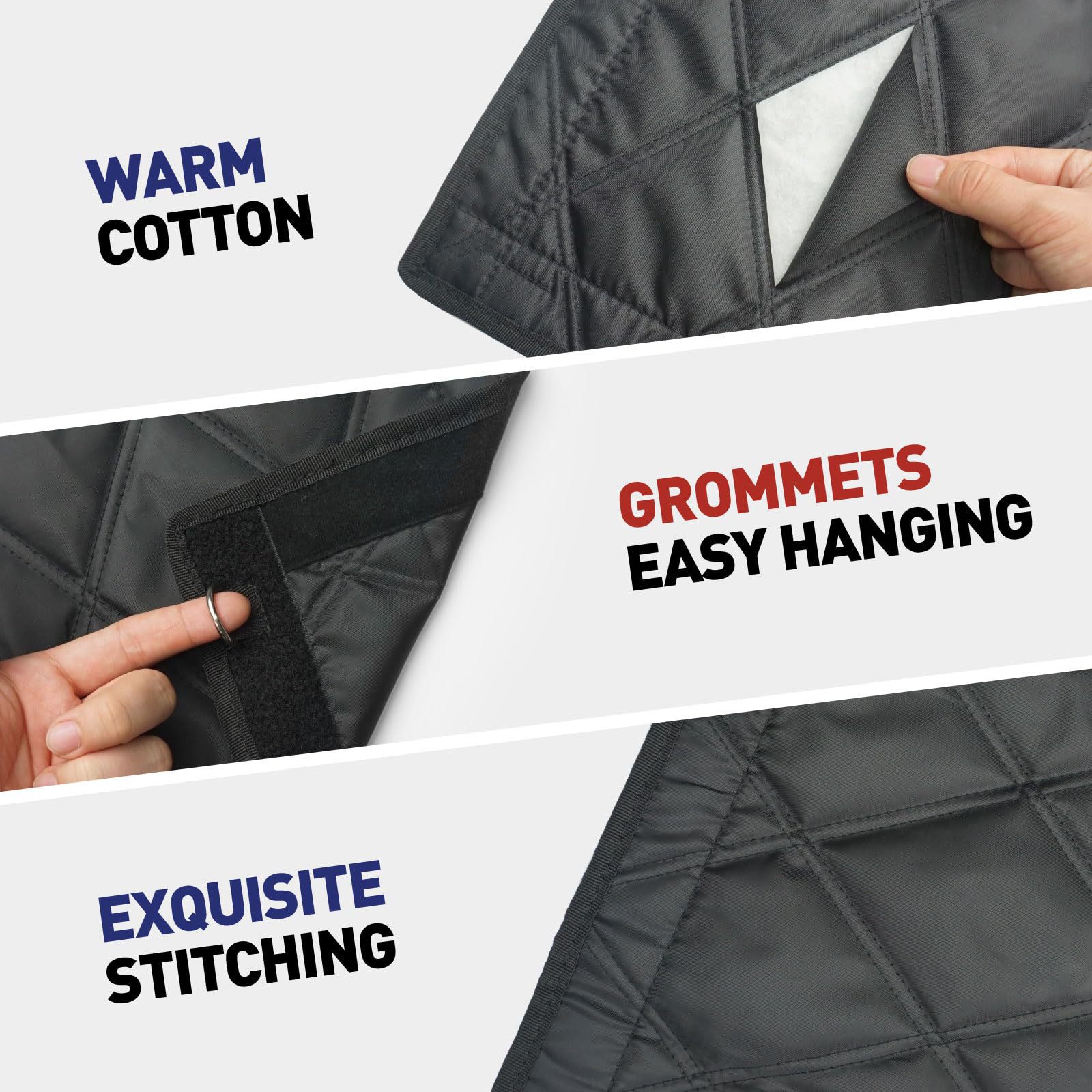 Cross-border hot-selling fireplace blanket fireplace cover can stop cold air heat loss and save energy multi-functional barrier blanket