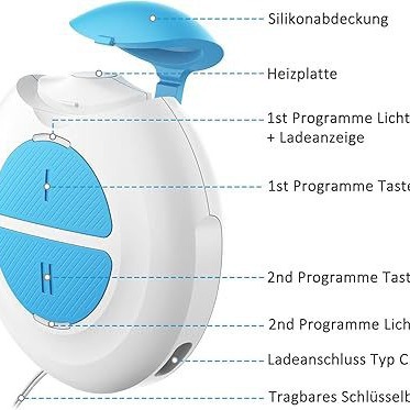 Insect Bite Treatment USB Charging, Mosquito Bite Heat Pen Treatment Relieve Itching Amazon