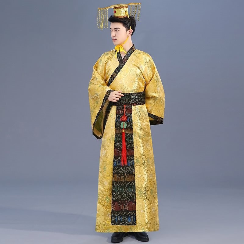 New Costume Performance Clothing, Adult Prince Clothing, Dragon Robe, Han Dynasty Emperor, Studio Theme Clothing, Han Dynasty Men's Clothing