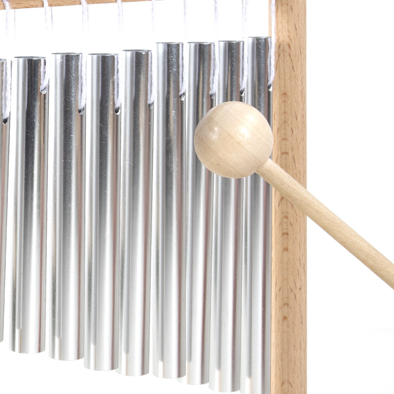 Wooden Early Education Percussion Instrument Wind Chime Puzzle Exercise Fine Movement Cultivate Music Interest Interactive Toy