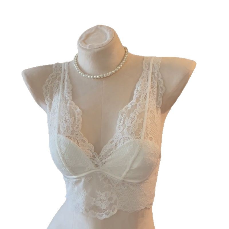 Dragon heart with lace underwear thin sexy no steel ring vest bra manufacturers live cross-border Huage * home yue