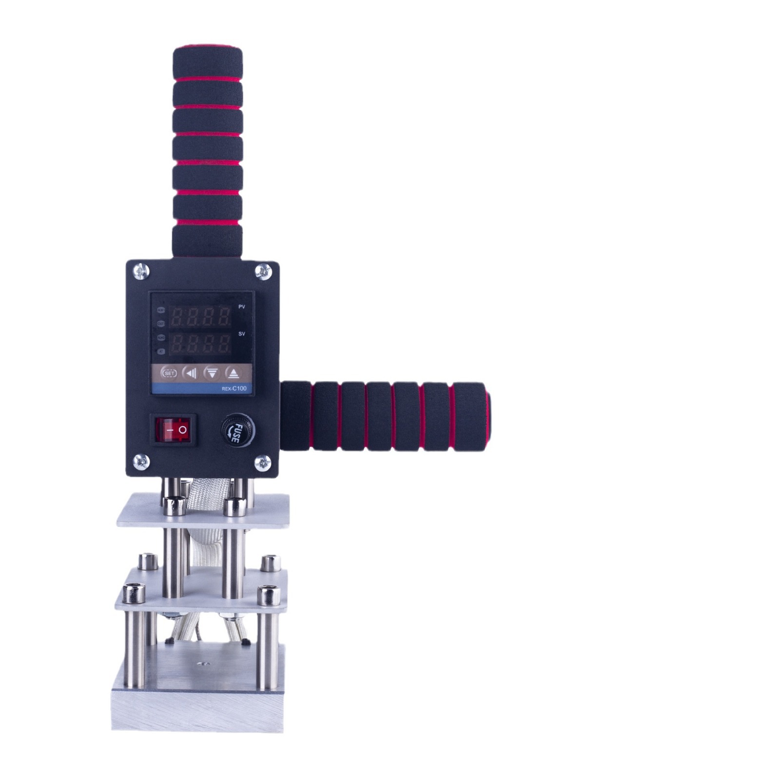 Hand-held hot stamping machine small copper mold leather wooden case coconut plastic curved surface marking machine hot pressing imprinting machine