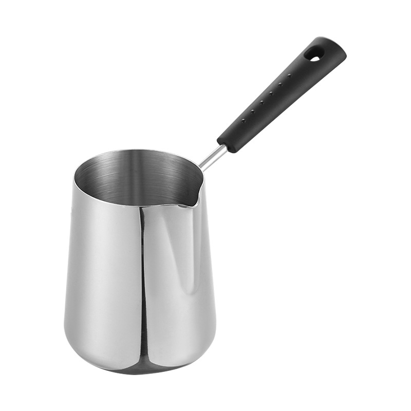 Fancy Milk Pot Stainless Steel Thickeneded Food Supplement Pot Baby Frying Mini Deep Pot Fuel-Saving Small Fryer Moka Pot