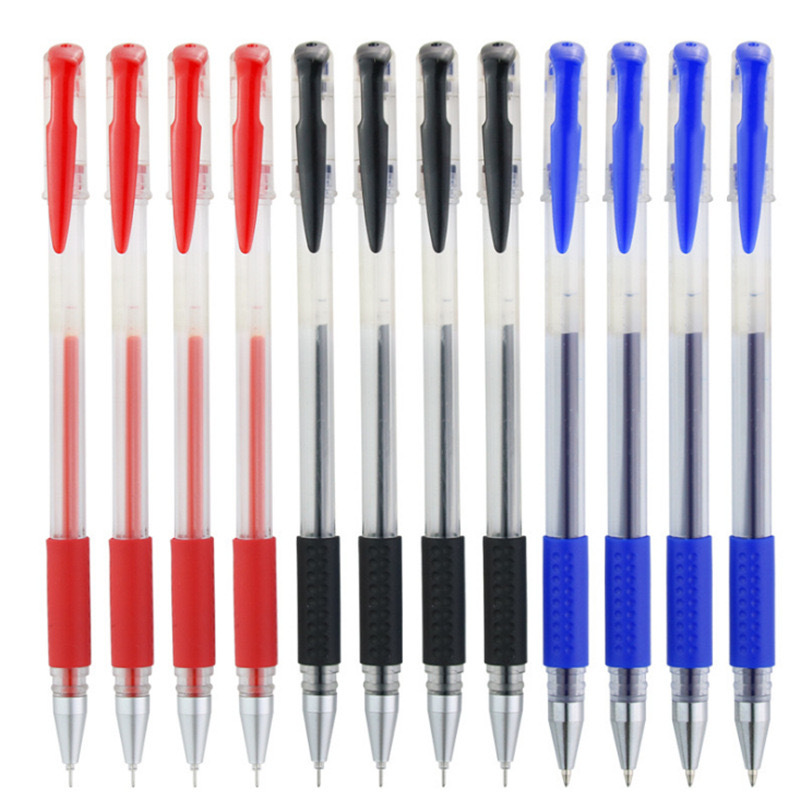 European Standard Gel Pen 0.5mm Bullet Needle Pen Ballpoint Pen Carbon Water-Based Pen Signature Pen Office Exam Pen