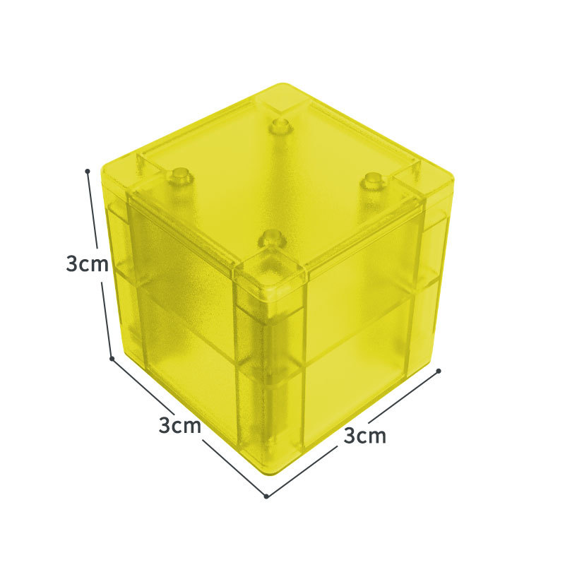 3cm Magnetic Building Blocks Three-Dimensional Geometric Square Educational Toys Children's Early Education Number Sense Enlightenment Teaching Aids