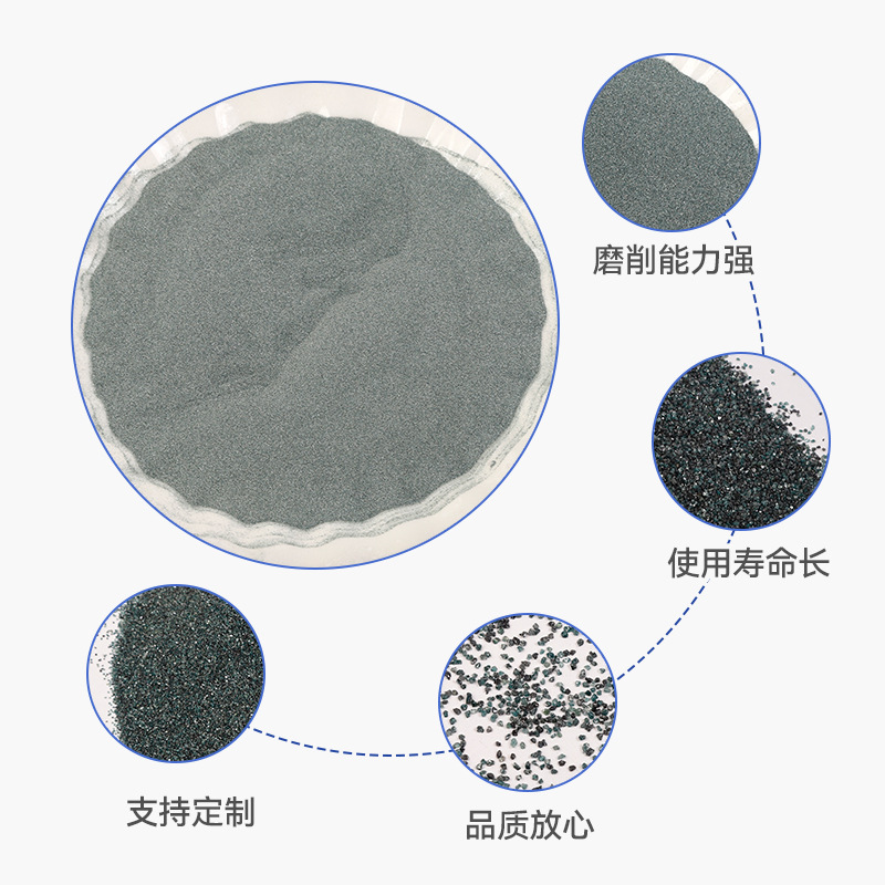 Green Silicon Carbide Grit Sand Micro Powder Green Silicon Carbide Green Grinding Polishing Sandblasting Green Silicon Carbide Abrasive Rust Removal Particles