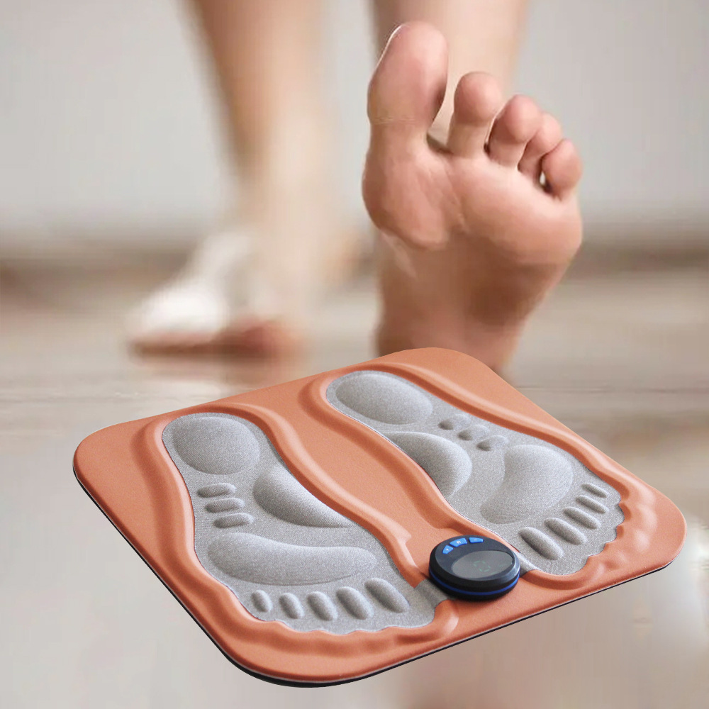 3D Foot Massage Foot Pad Micro Current Pulse Calf Foot Massager Automatic Foot Therapy Machine Acupoint Acupuncture Wholesale