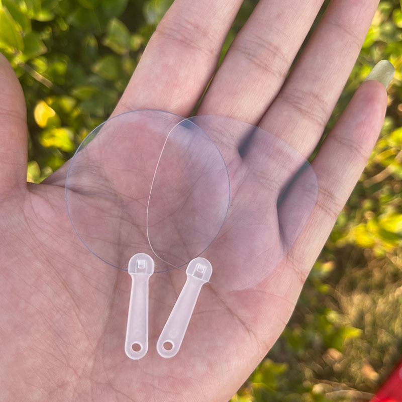 Мини-прозрачный вентилятор Guka с наклейкой, пустой мини-вентилятор для детей, ручная работа, рисование для детского сада