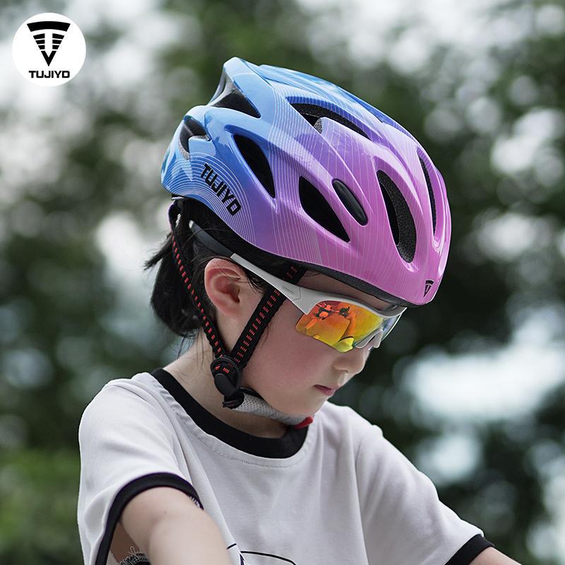 Ультралегкий защитный шлем для детей 8-15 лет, для мальчиков и девочек, легкий шлем для горного и дорожного велосипеда