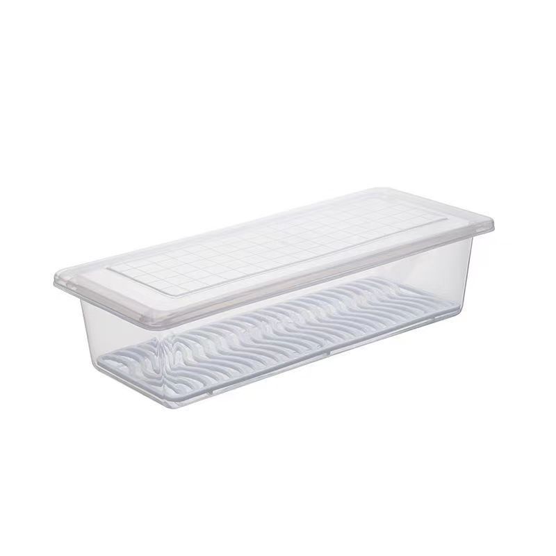Japanese refrigerator freezer drain preservation box food grade antibacterial sealed anti-flavor fresh fish box