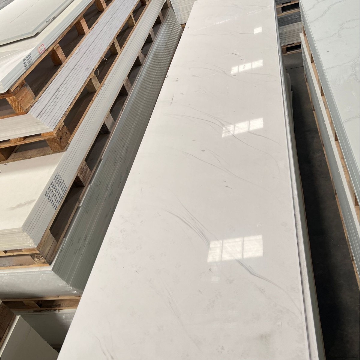 Artificial Stone 6-30mm Thick Acrylic Wholesale Artificial Stone Slab Shopping Mall Hospital Acrylic Artificial Stone Slab