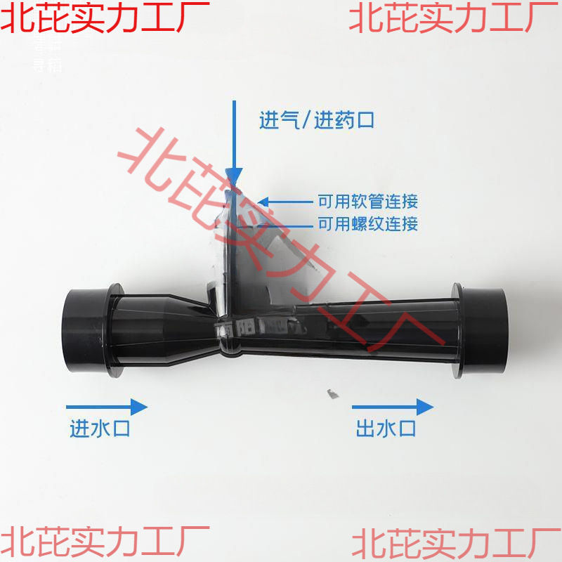 Upvc Ejector Venturi Tube Water Injector Gas-Liquid Mixing Aeration Oxygenation Acid and Alkali Corrosion Resistance Ozone