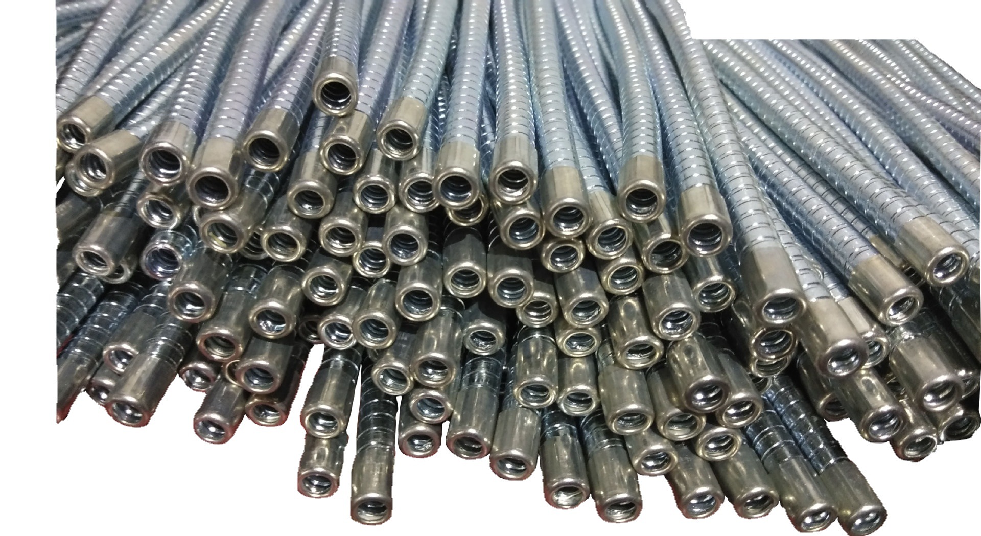 Power steering oil pipe power pump oil pipe muffler muffler metal hose noise reduction pipe