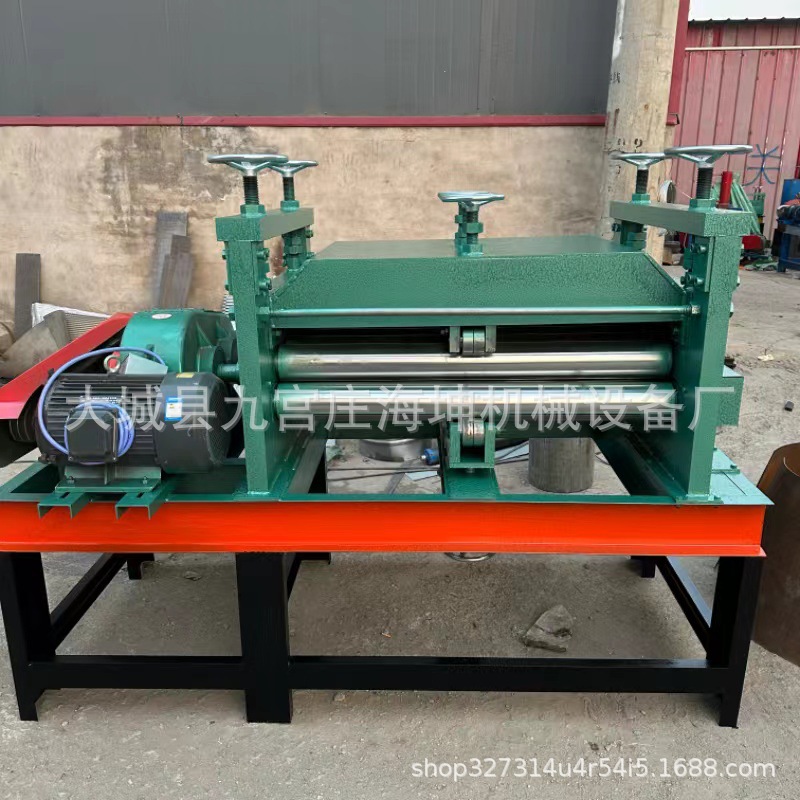 Coat roller leveling machine does not hurt the plate copper aluminum stainless steel metal frosted plate leveling machine mirror wire drawing plate leveling machine