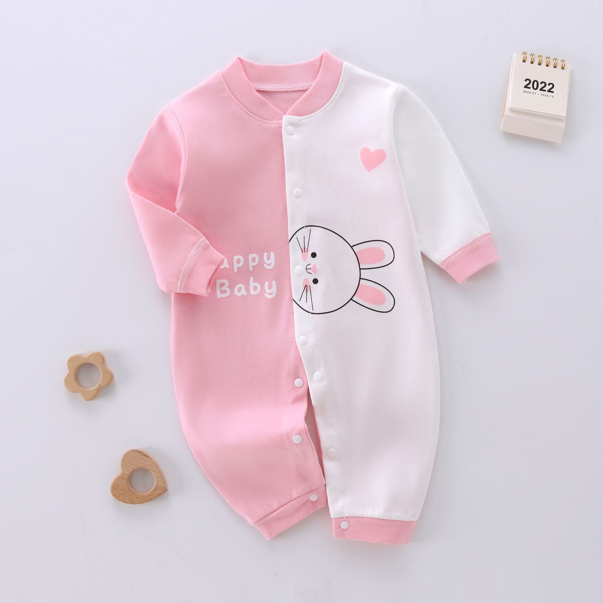 New Baby Jumpsuit Autumn and Winter Long Sleeve Combed Cotton Printed Climbing Suit for Boys and Girls Baby Underwear Baby Clothes