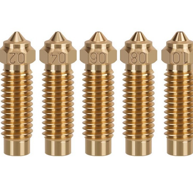 3D Printer Accessories Elegant 4 Max/4 Plus Neptune Brass Hardened Steel Nozzle High Temperature Resistant Nozzle