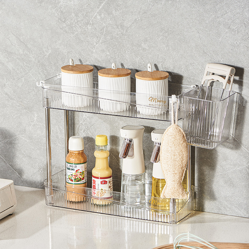 Kitchen Rack Countertop Toilet Bathroom Multi-layer Storage Rack Living Room Bedroom Snacks Sundries Organize Storage Box