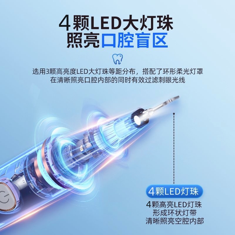 Factory direct sales new ultrasonic tooth cleaner tooth cleaner electric calculus remover tartar cleaner