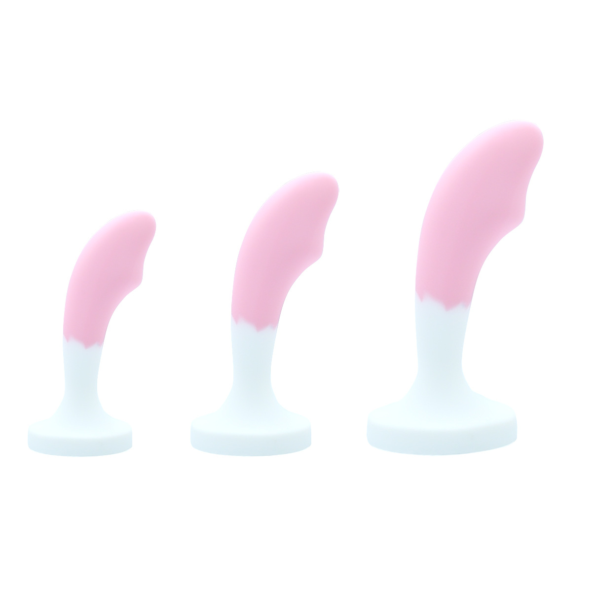 Color Silicone Backcourt Anal Plug Gradient Pink Small Sword Silicone Anal Plug Adult Sex Supplies Alternative Toys