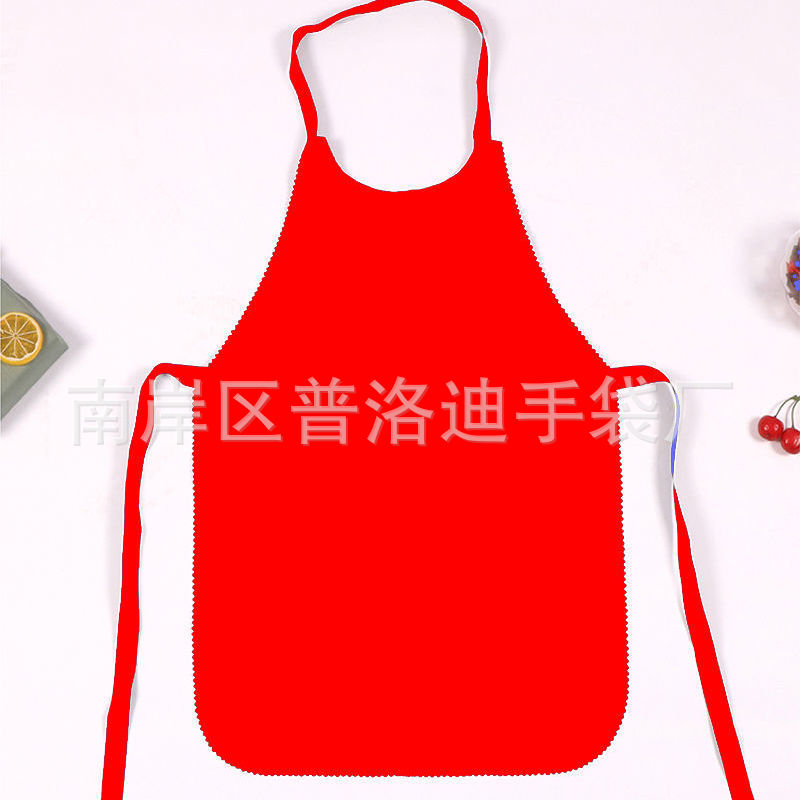 Disposable apron custom logo printing hot pot catering special barbecue shop waterproof and oil proof wholesale painting bib