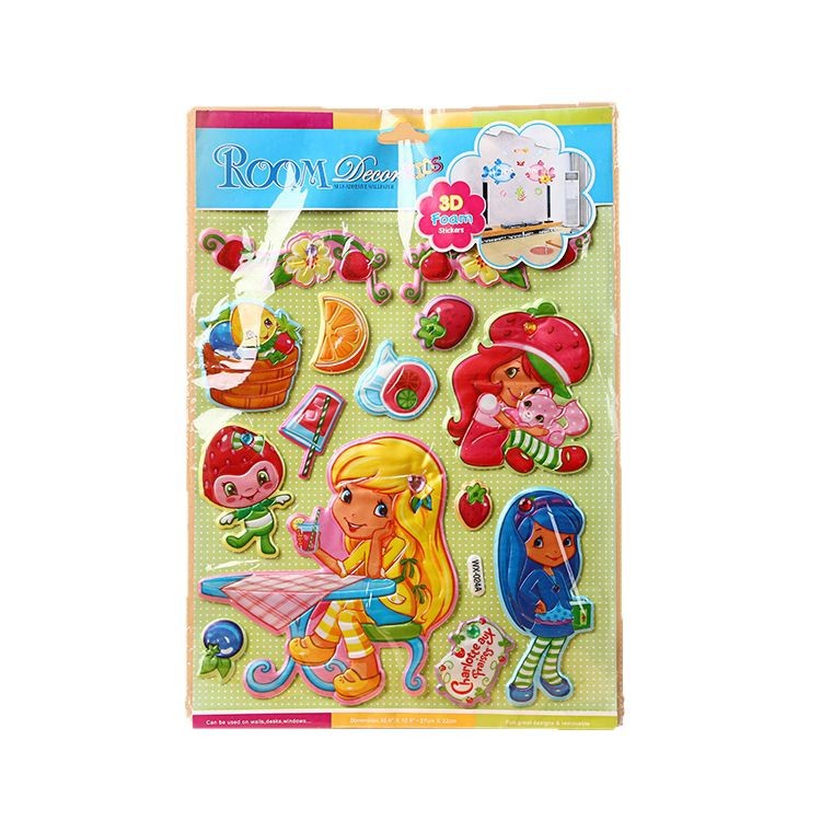 3D Stereo Kidsren's Bubble Stickers Self-Adhesive Stickers Cartoon Bubble Stickers Reward Pvc Stickers Foam Stickers