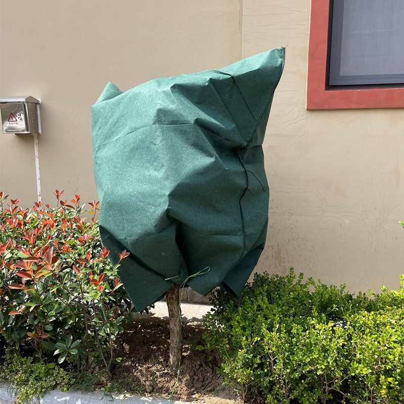 Cold-proof Cloth Plant Warm-keeping Non-woven Fabric Cover Wrap Tree Protection Garden Shrub Greening Belt Wind-proof Anti-freezing Tree Cover