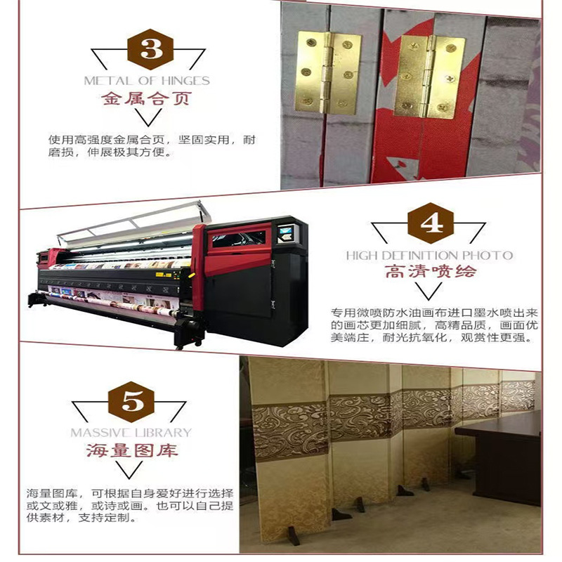 Screen partition Living room is facing the door Chinese porch shelter Foldable mobile landscape Hotel private room screen