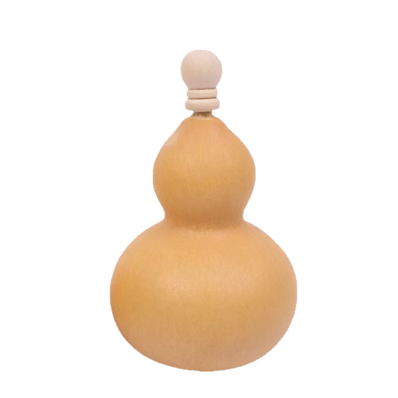 Open gourd stopper wholesale accessories large and medium natural gourd open to hold things gourd mouth wooden stopper lid